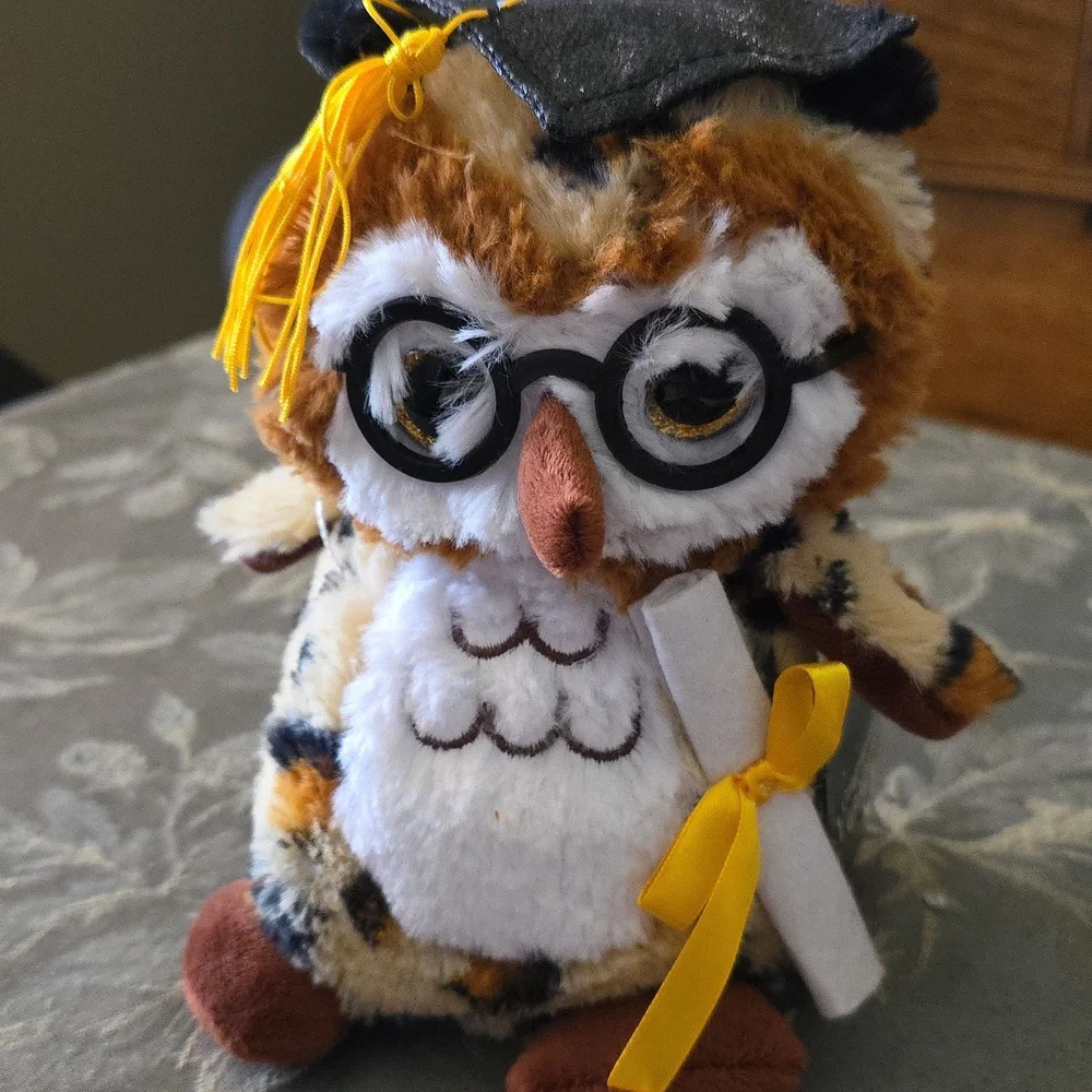 Brown and White Party Decorations Set for Graduation
